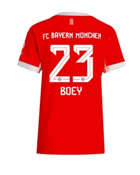 Billige Fotballdrakt Bayern Munich Sacha Boey #23 Replika Hjemmedrakt Dame 2025-26 Kortermet Billige Fotballdrakt Bayern Munich Sacha Boey #23 Replika Hjemmedrakt Dame 2025-26 Kortermet